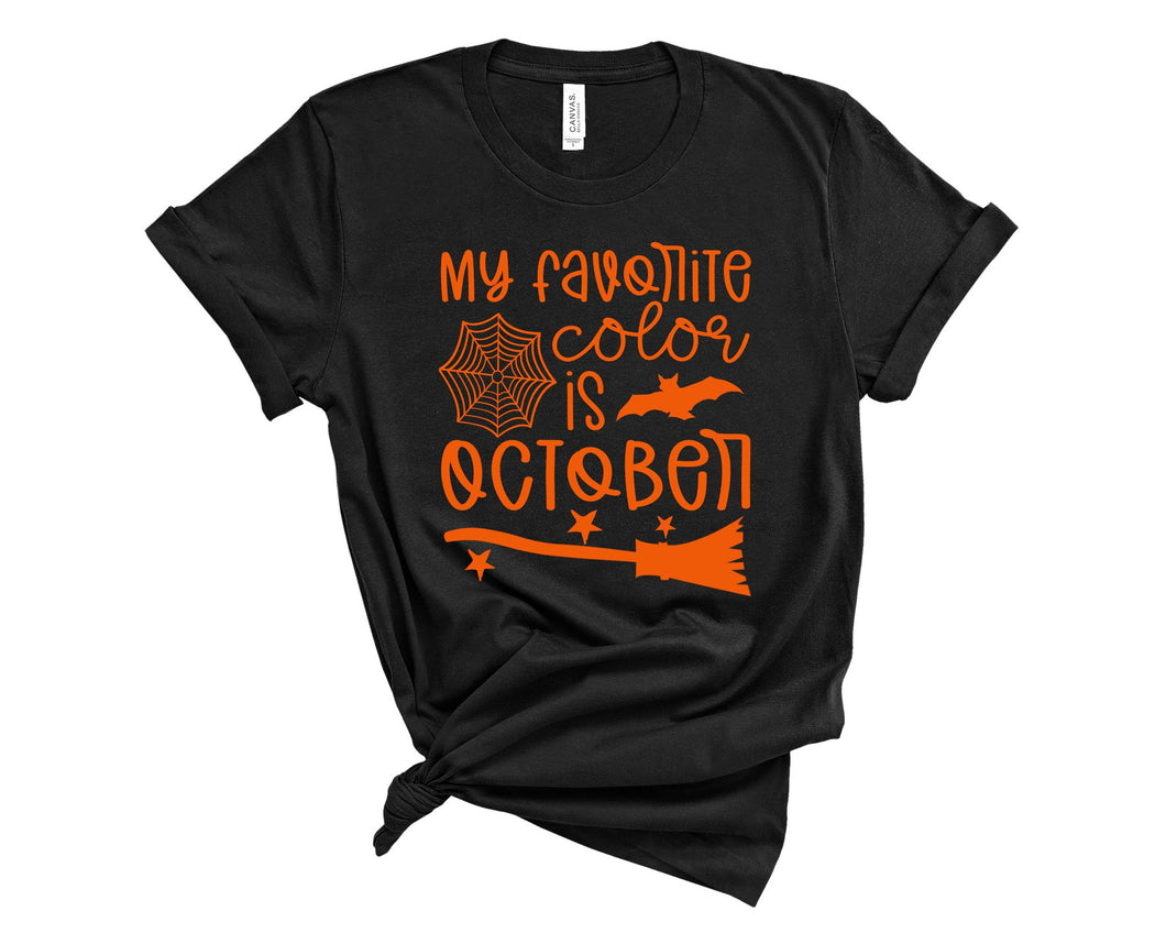 Fav Color Is October Tee